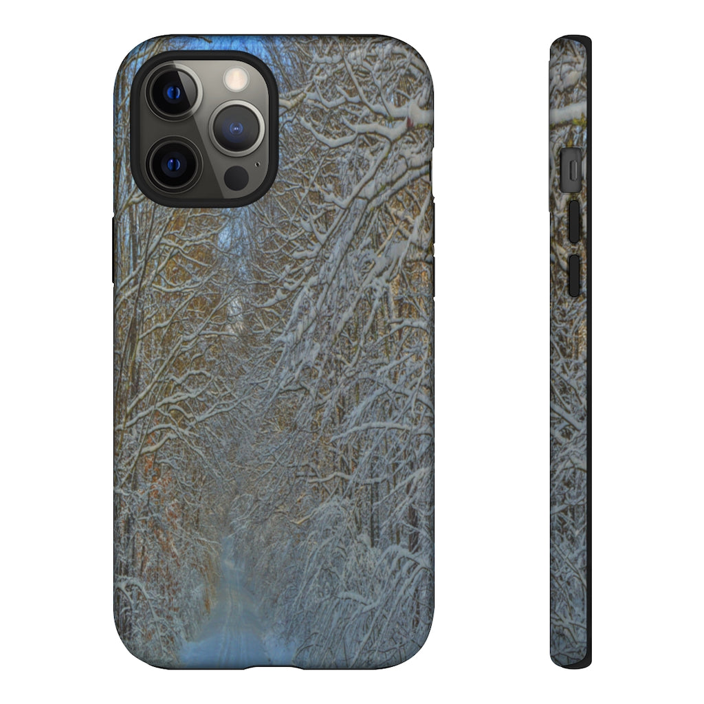 Snowy Path Mobile Phone Case for iPhone and Samsung Galaxy