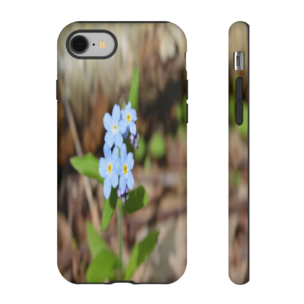 Woodland Forget Me Not Tough Case for iPhone and Samsung Galaxy