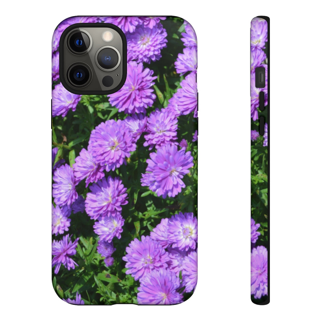 Purple Aster Mobile Phone Case for iPhone and Samsung Galaxy