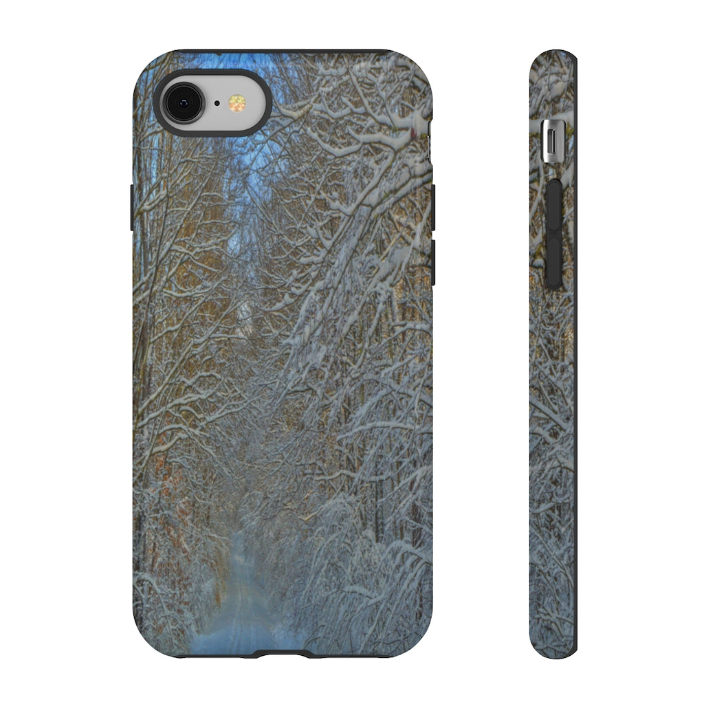 Snowy Path Mobile Phone Case for iPhone and Samsung Galaxy