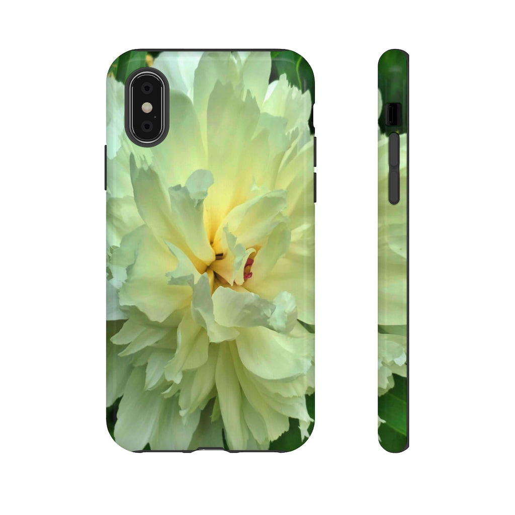 White Peony 2 Tough Case for iPhone and Samsung Galaxy