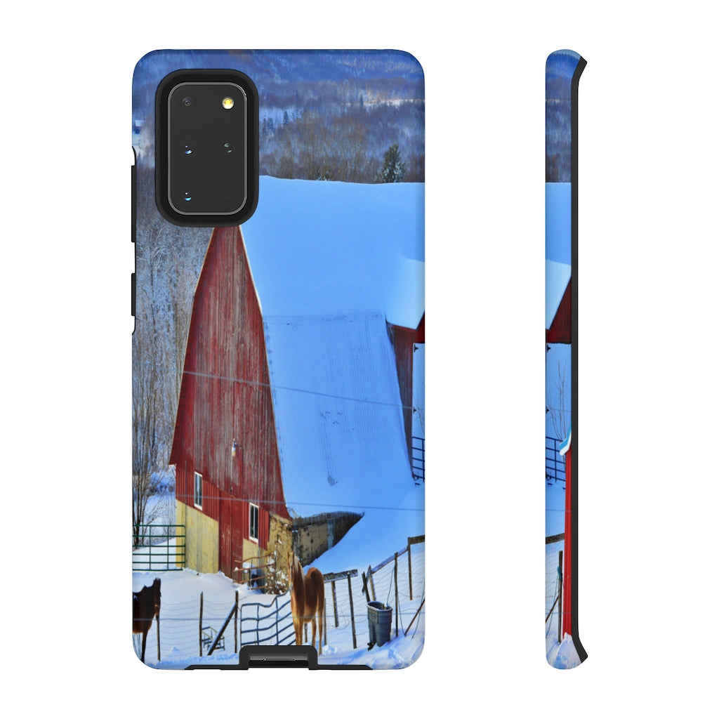 Barns & Horses Mobile Phone Case for iPhone and Samsung Galaxy