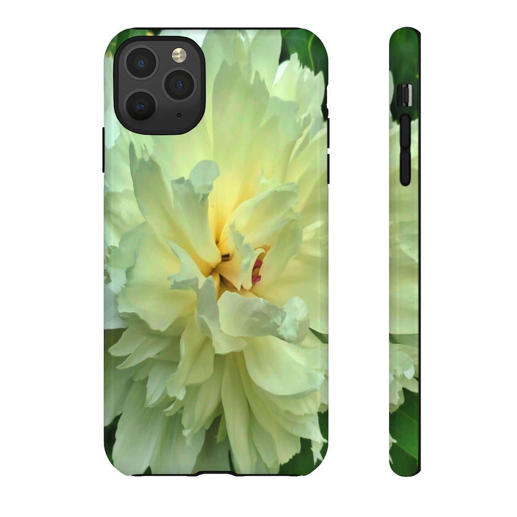 White Peony 2 Tough Case for iPhone and Samsung Galaxy