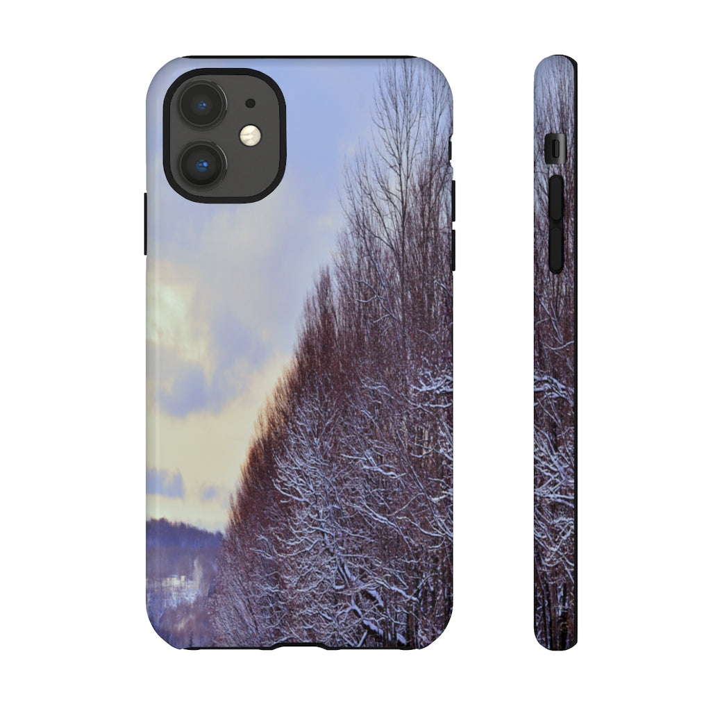 Winter Treeline Tough Case for iPhone and Samsung Galaxy