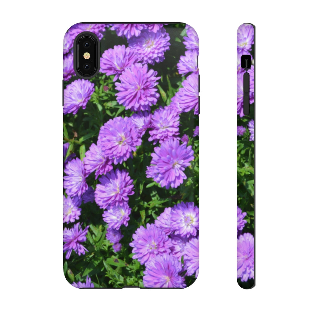 Purple Aster Mobile Phone Case for iPhone and Samsung Galaxy