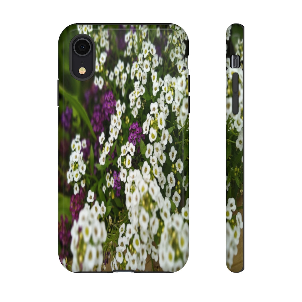 Sweet Alyssum Mobile Phone Case for iPhone and Samsung Galaxy