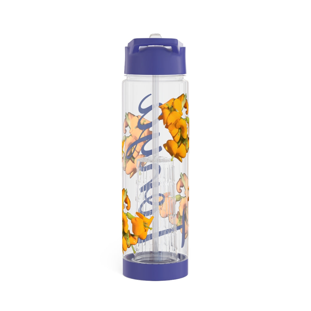 Personalized and Customizable Infuser Water Bottle (Wallflower) (not a decal) I Gift I Bridesmaid I Teacher I Workout I Coworker I For Her