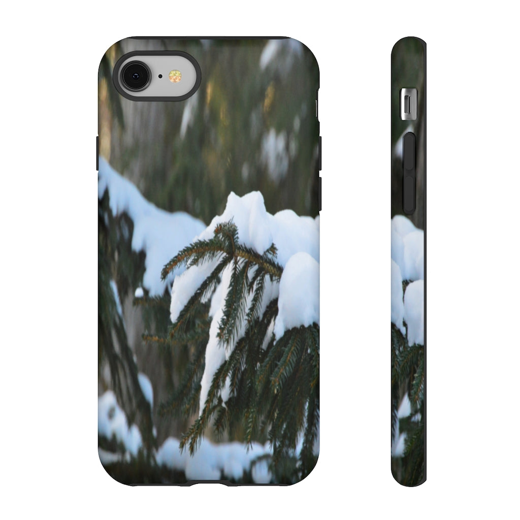 Snowy Pine Mobile Phone Case for iPhone and Samsung Galaxy