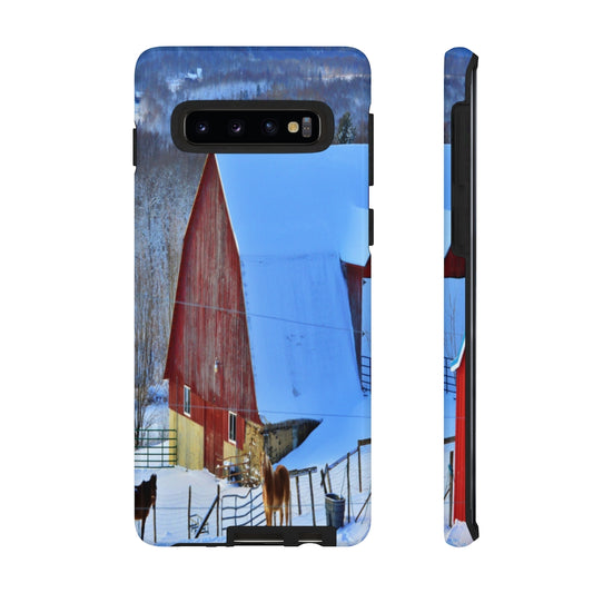 Barns & Horses Mobile Phone Case for iPhone and Samsung Galaxy