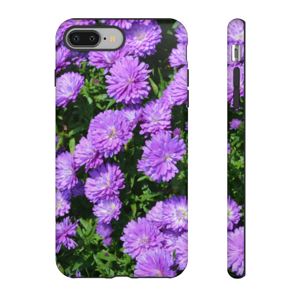 Purple Aster Mobile Phone Case for iPhone and Samsung Galaxy