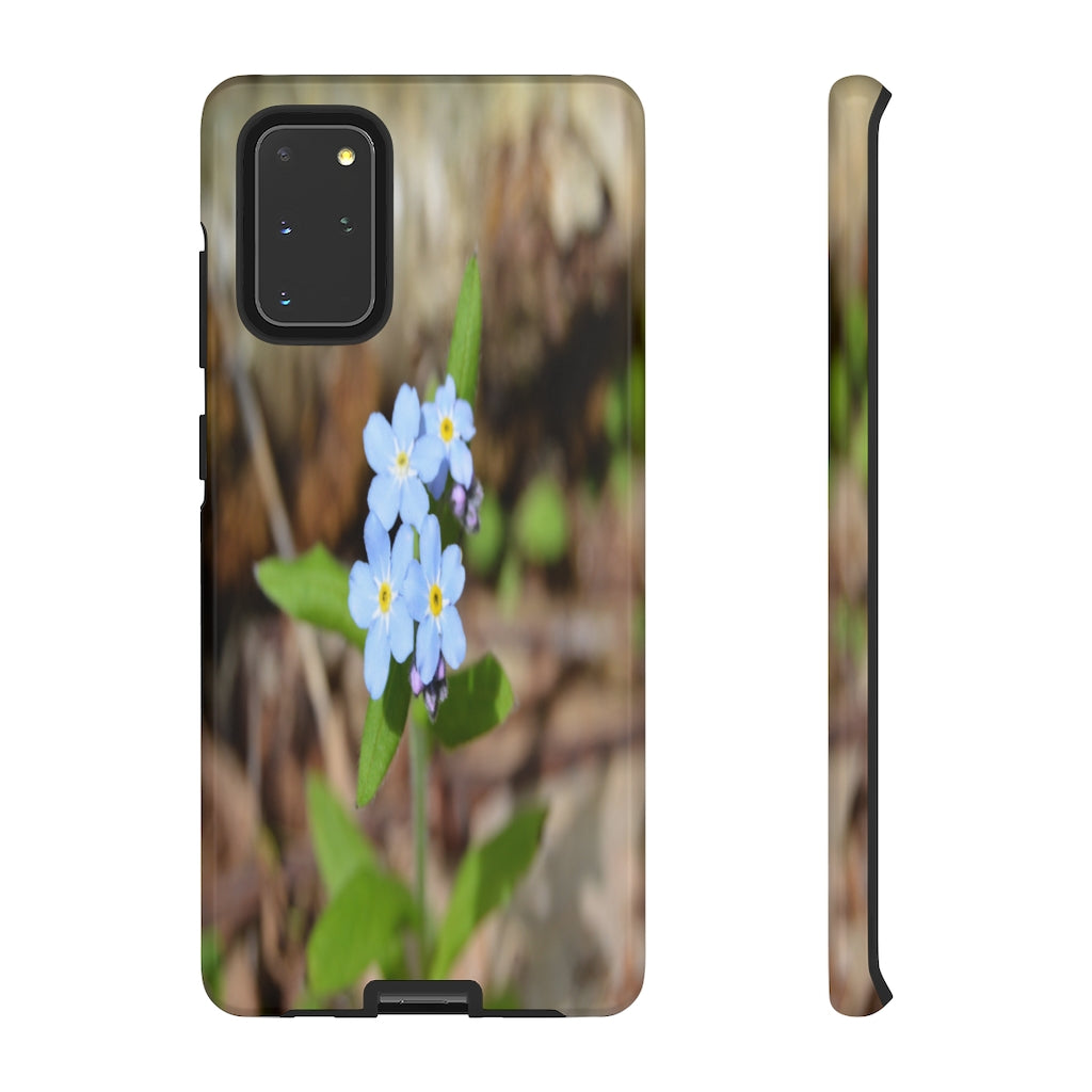 Woodland Forget Me Not Tough Case for iPhone and Samsung Galaxy