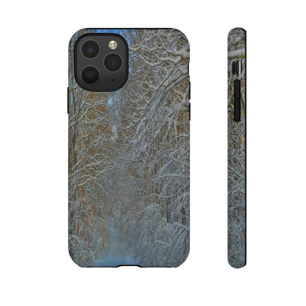 Snowy Path Mobile Phone Case for iPhone and Samsung Galaxy