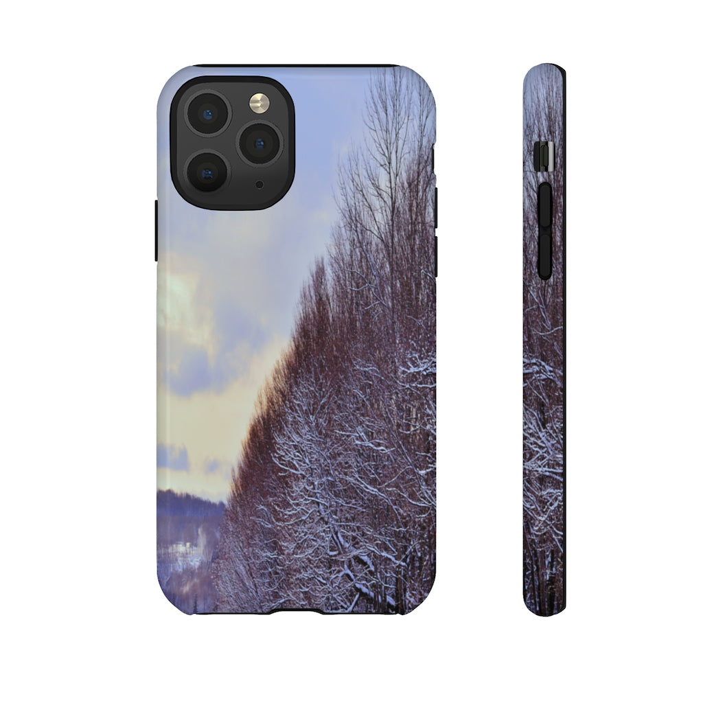 Winter Treeline Tough Case for iPhone and Samsung Galaxy