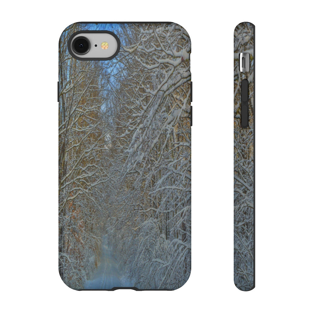 Snowy Path Mobile Phone Case for iPhone and Samsung Galaxy