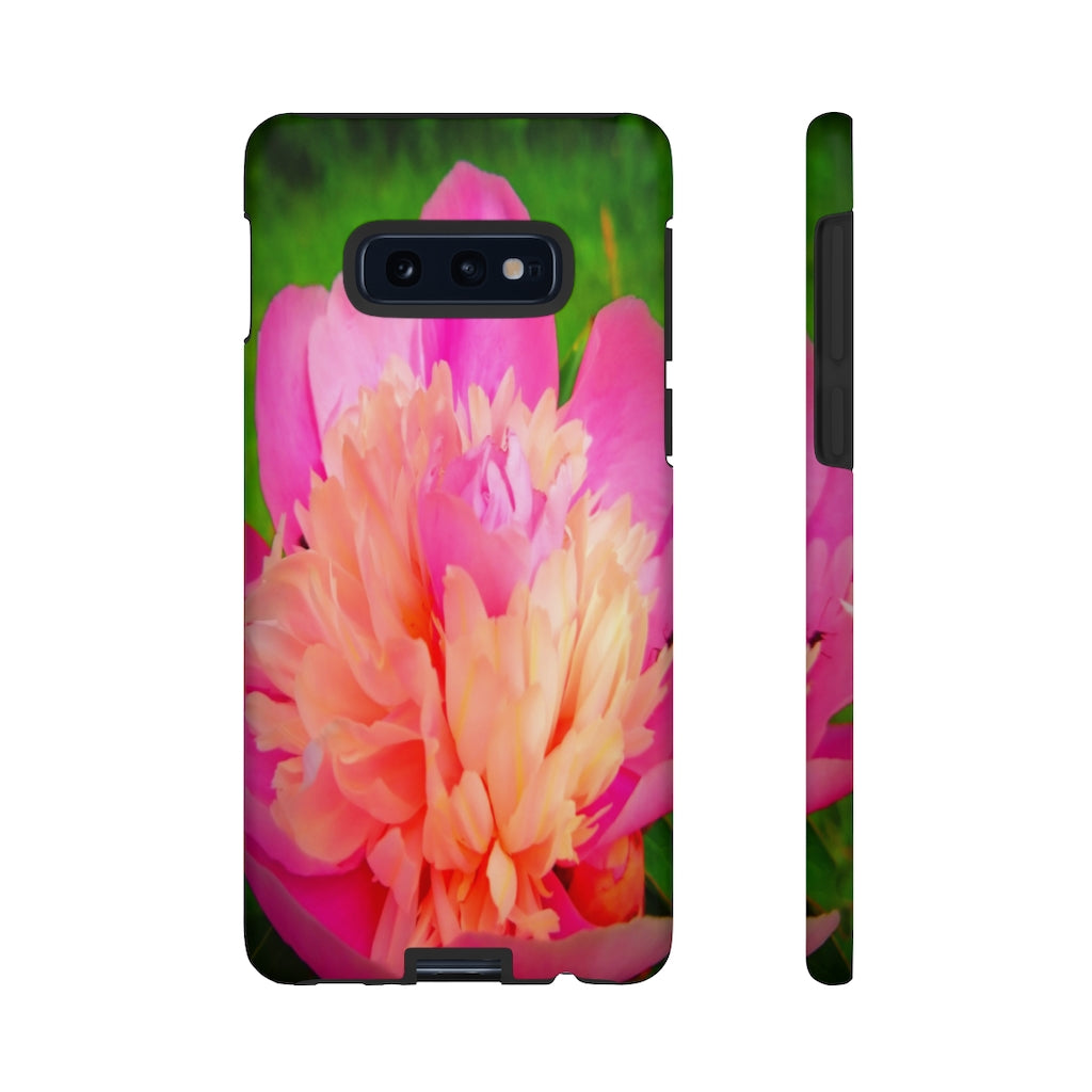 Pink Peony Mobile Phone Case for iPhone and Samsung Galaxy