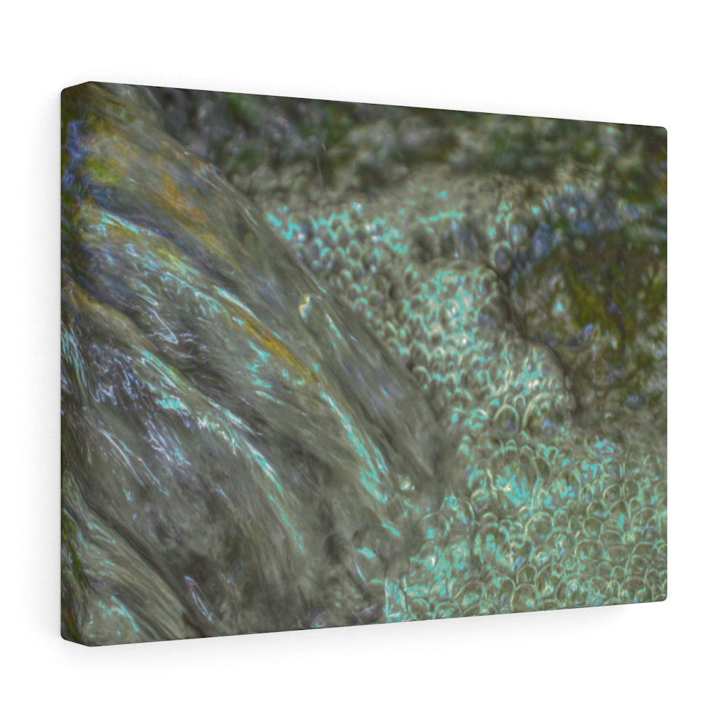 Waterfall Bubbles on Stretched Canvas