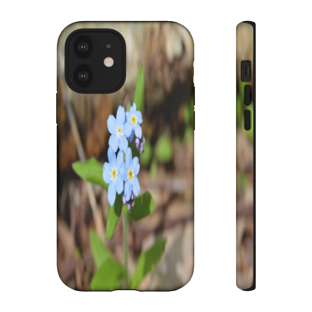 Woodland Forget Me Not Tough Case for iPhone and Samsung Galaxy