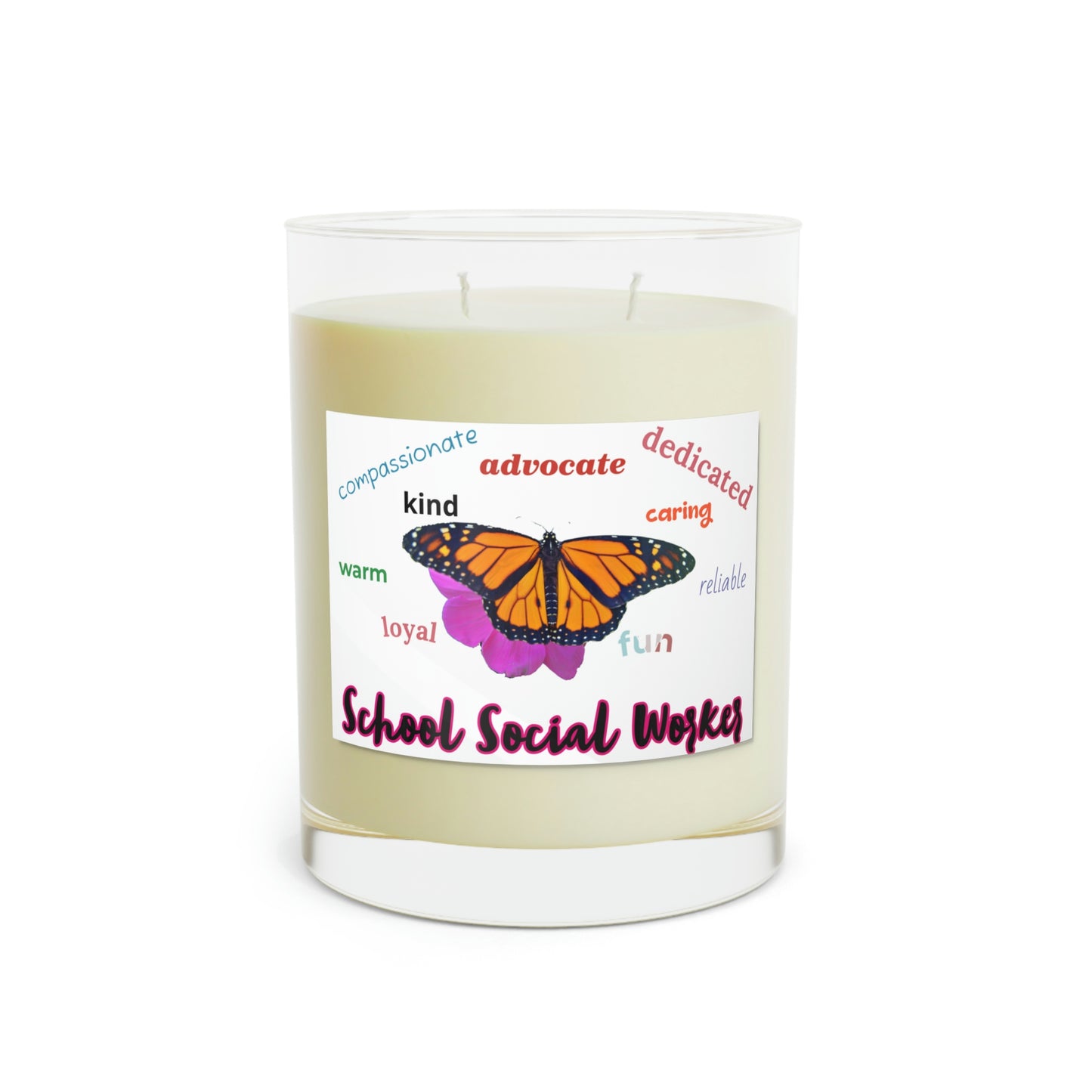 School Social Worker 2-wick Scented Candle (Marco) - Full Glass, 11oz