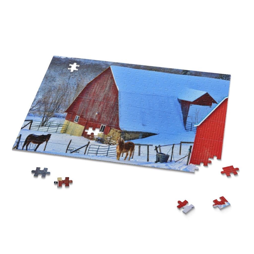 Barns and Horses Puzzle (120, 252, 500-Piece)