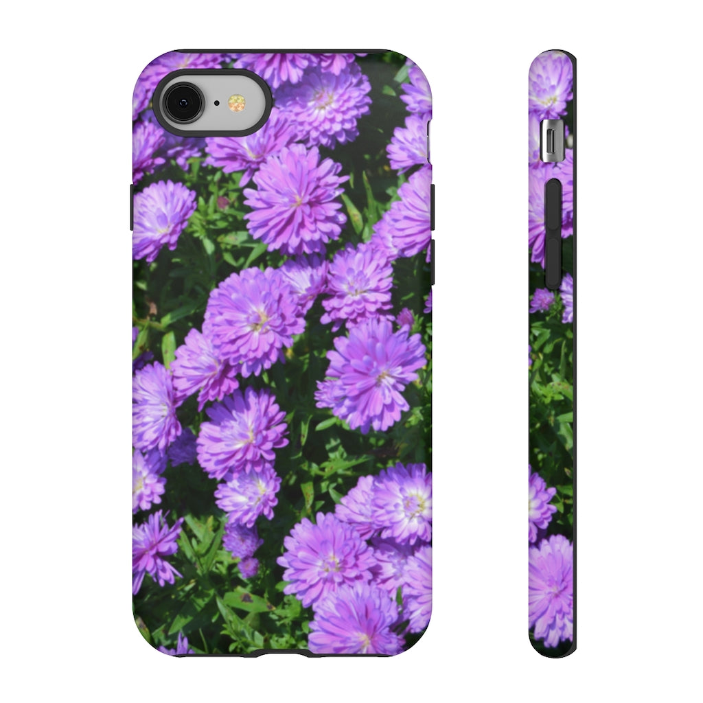 Purple Aster Mobile Phone Case for iPhone and Samsung Galaxy