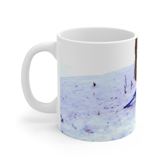 Winter Blue Jay Mug 11oz