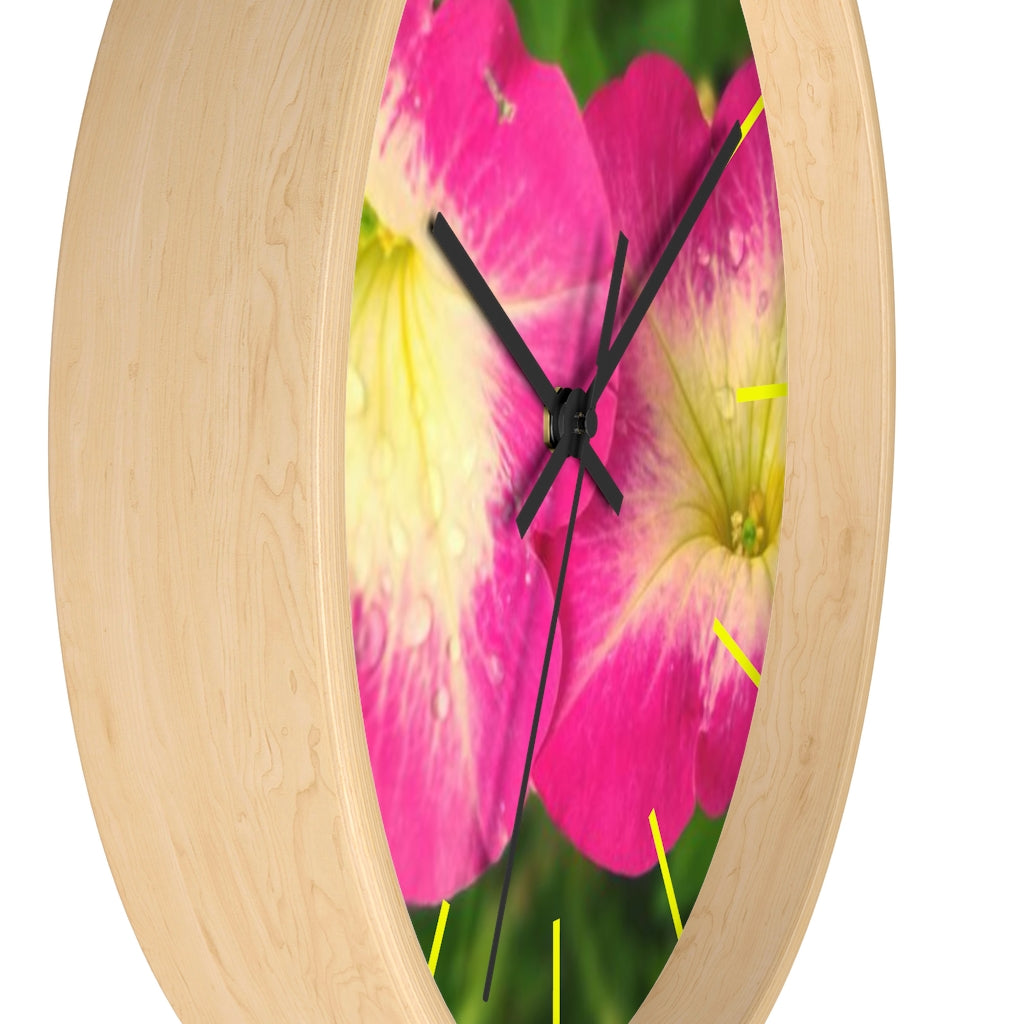 Petunia Wall clock