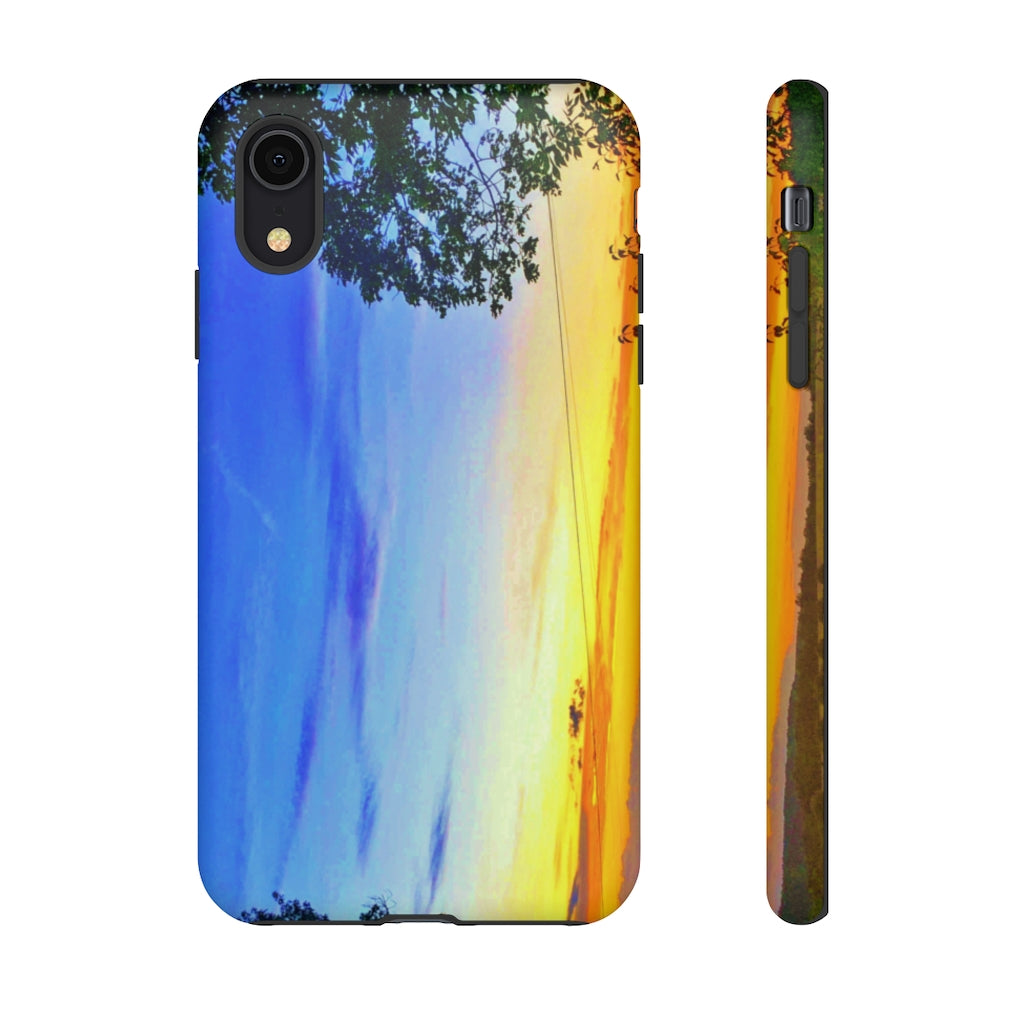 Sunset on the Horizon (vertical)  Mobile Phone Case for iPhone and Samsung Galaxy