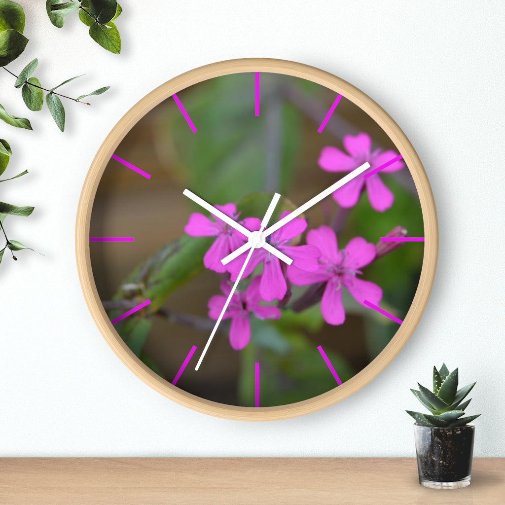 Phlox Wall clock