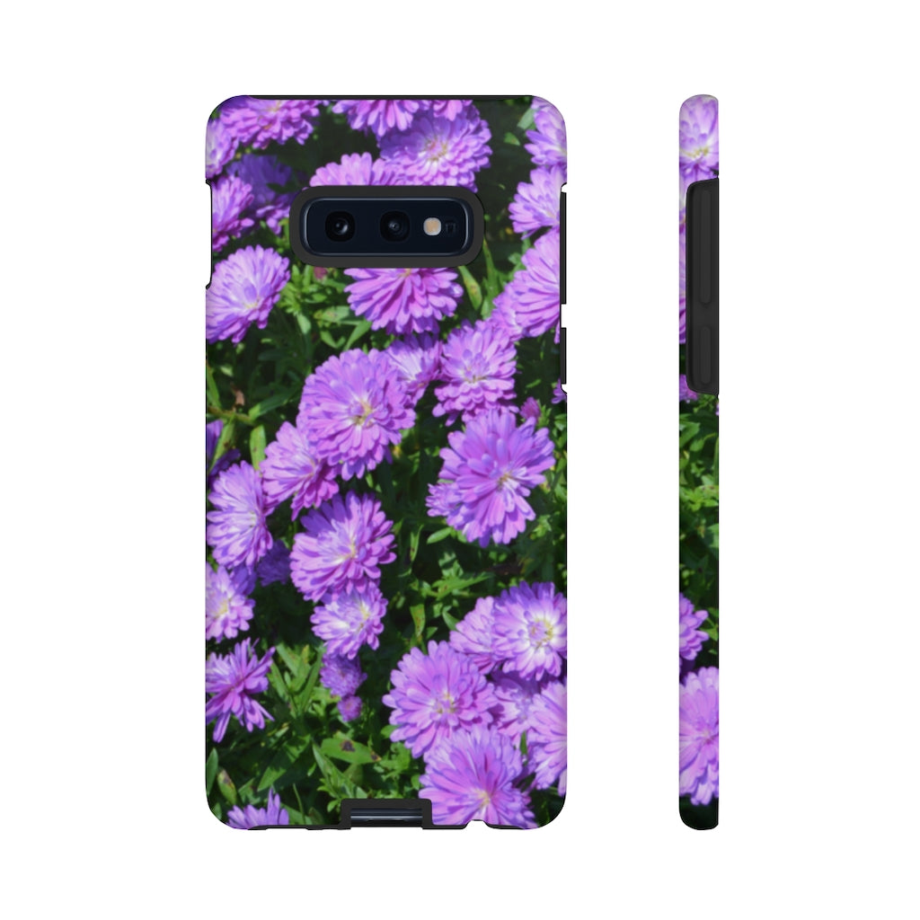 Purple Aster Mobile Phone Case for iPhone and Samsung Galaxy