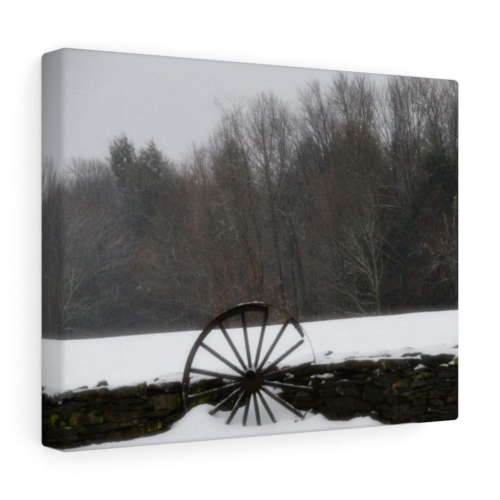 Wagon Wheel Stretched Canvas