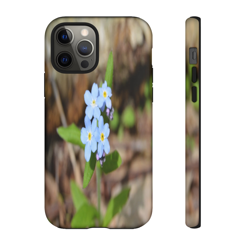 Woodland Forget Me Not Tough Case for iPhone and Samsung Galaxy