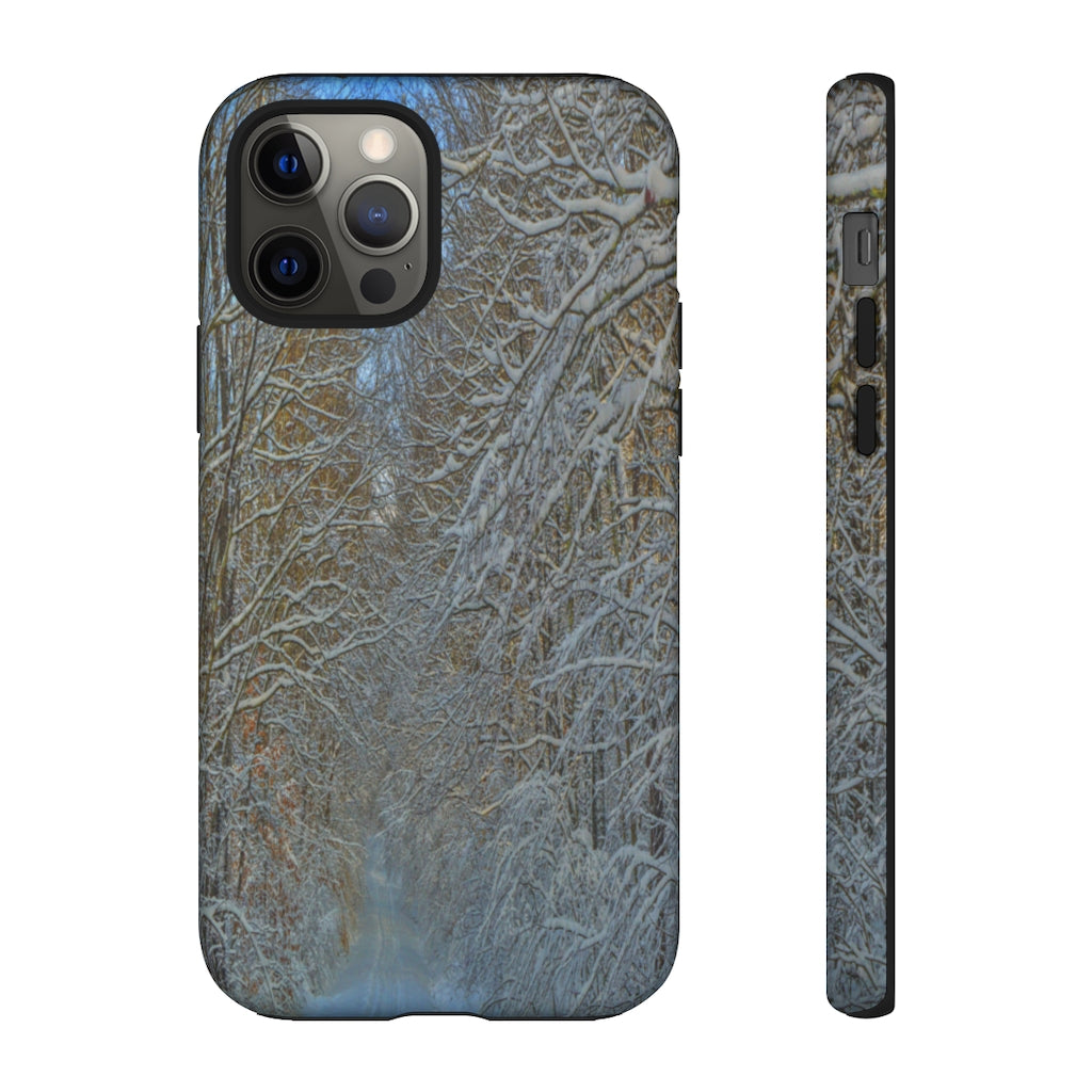 Snowy Path Mobile Phone Case for iPhone and Samsung Galaxy