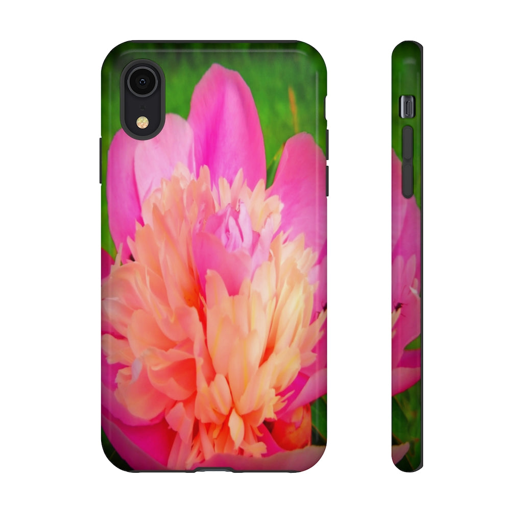 Pink Peony Mobile Phone Case for iPhone and Samsung Galaxy