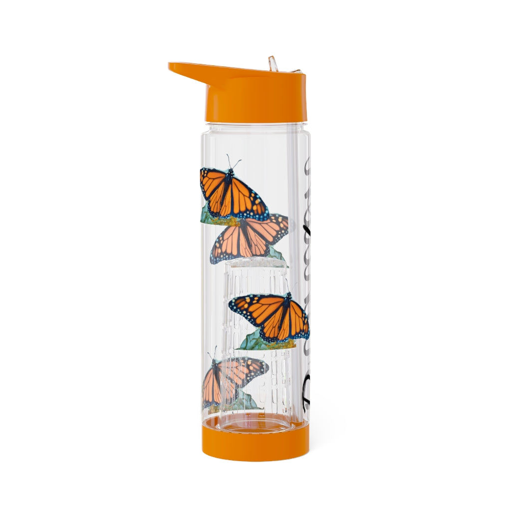 Personalized and Customized Butterfly Infuser Water Bottle (Stefano) (not a decal) I Gift I Bridesmaid I Teacher I Workout I Coworker I