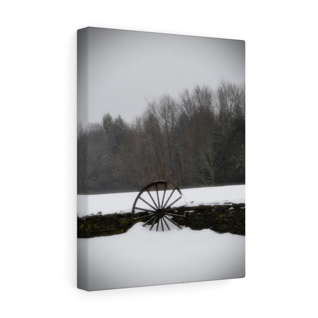 Wagon Wheel Stretched Canvas