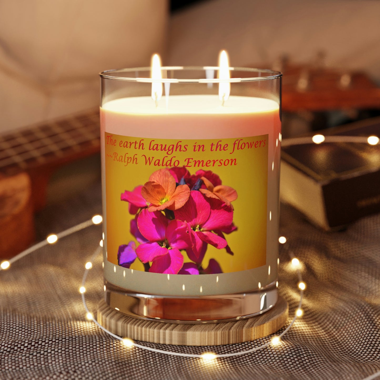 Double-wick Scented Candle - Full Glass, 11oz--Wallflower photo