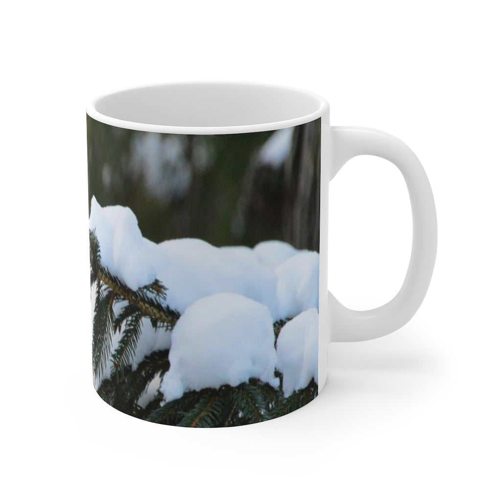 Snowy Pine Mug 11oz