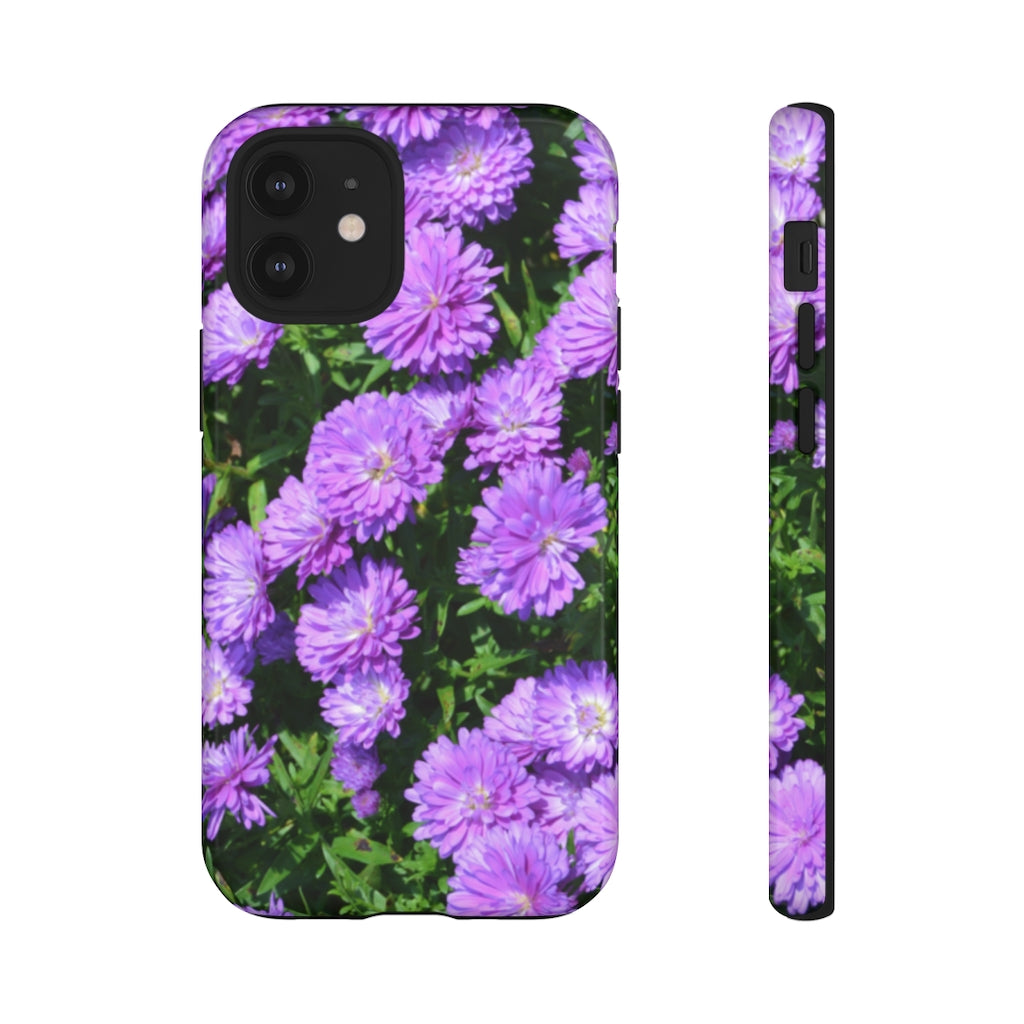 Purple Aster Mobile Phone Case for iPhone and Samsung Galaxy