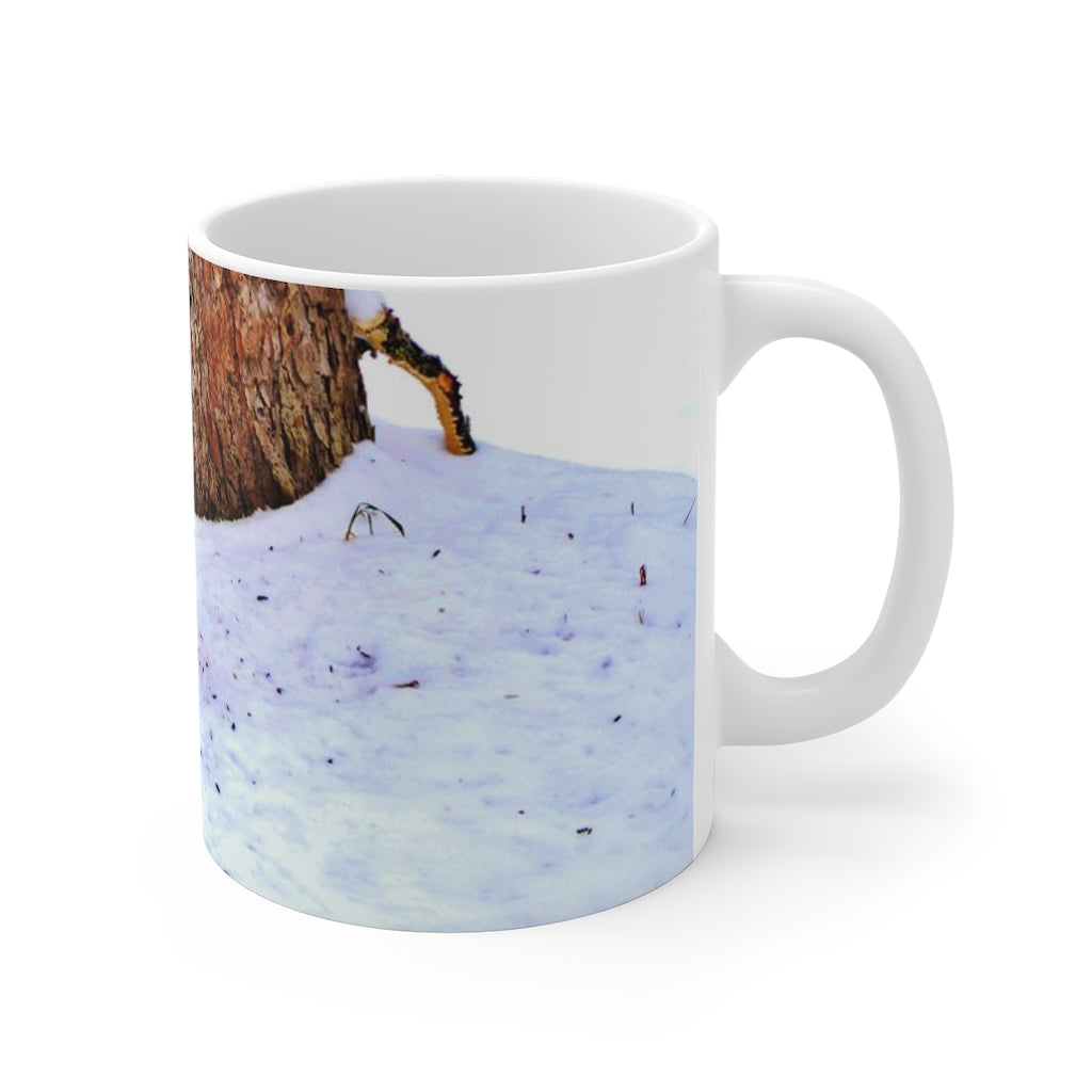 Winter Blue Jay Mug 11oz