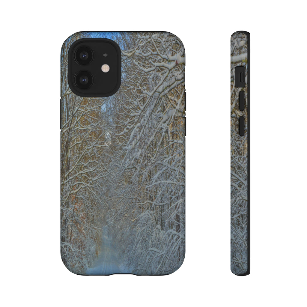 Snowy Path Mobile Phone Case for iPhone and Samsung Galaxy