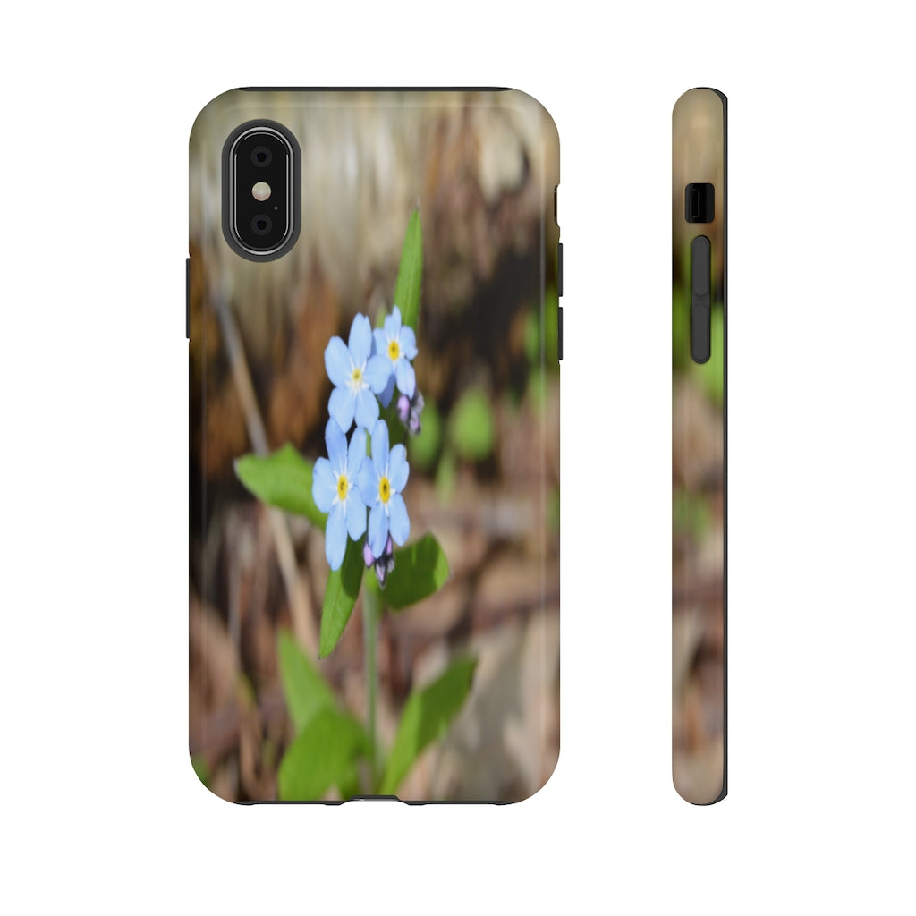 Woodland Forget Me Not Tough Case for iPhone and Samsung Galaxy