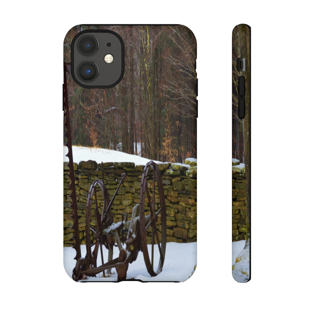 Horse Drawn Sickle Mower Mobile Phone Case for iPhone and Samsung Galaxy