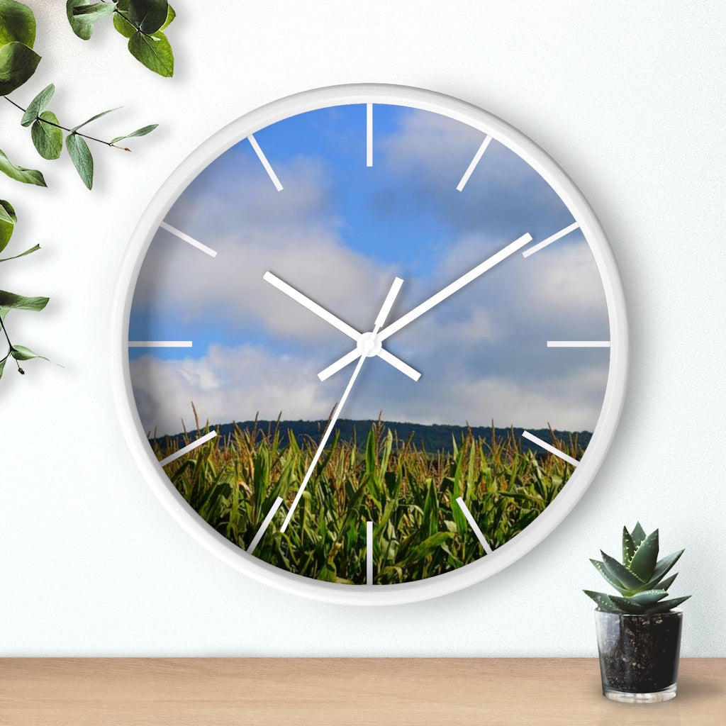 Corn Field Wall clock