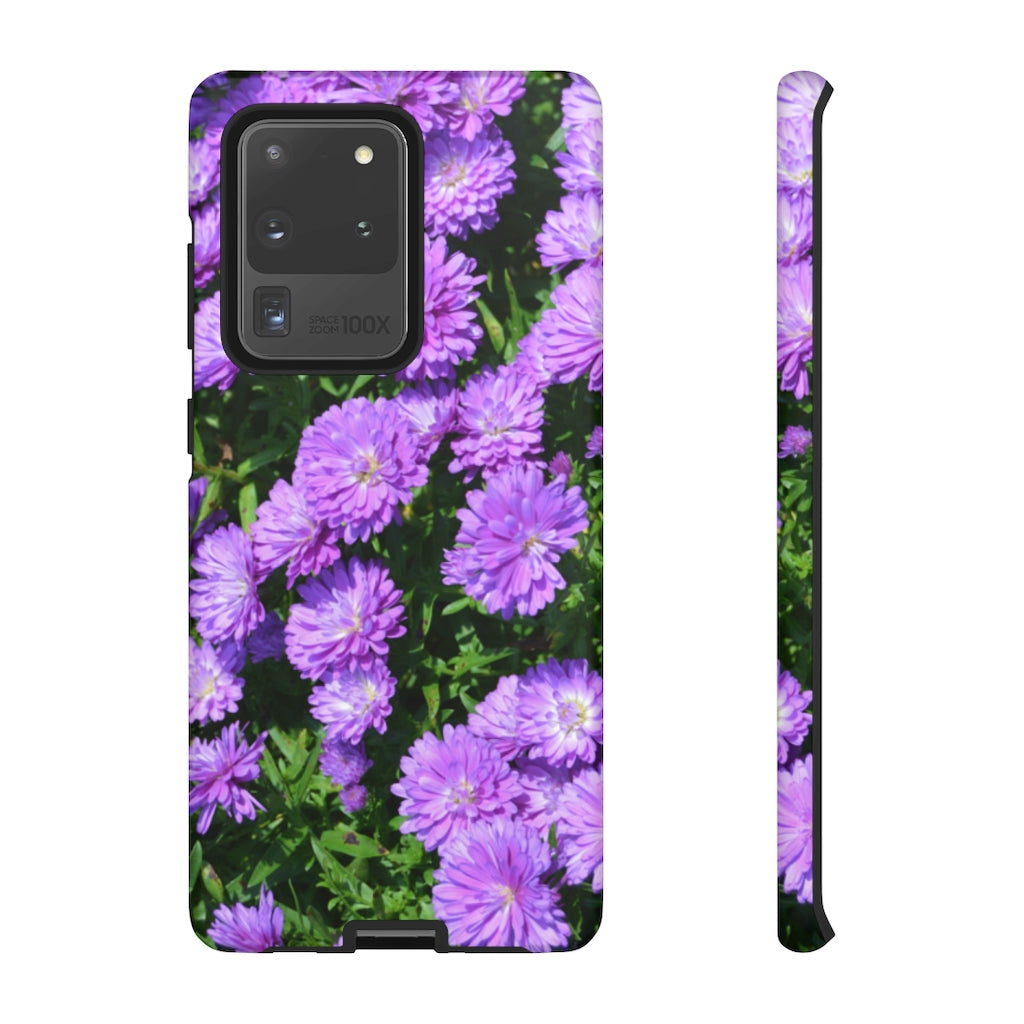 Purple Aster Mobile Phone Case for iPhone and Samsung Galaxy