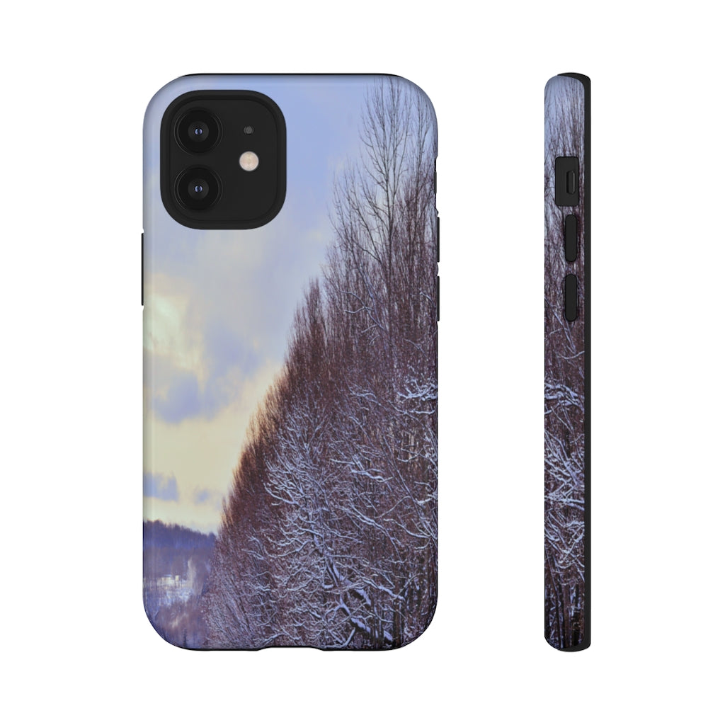 Winter Treeline Tough Case for iPhone and Samsung Galaxy