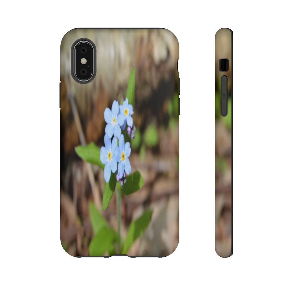 Woodland Forget Me Not Tough Case for iPhone and Samsung Galaxy