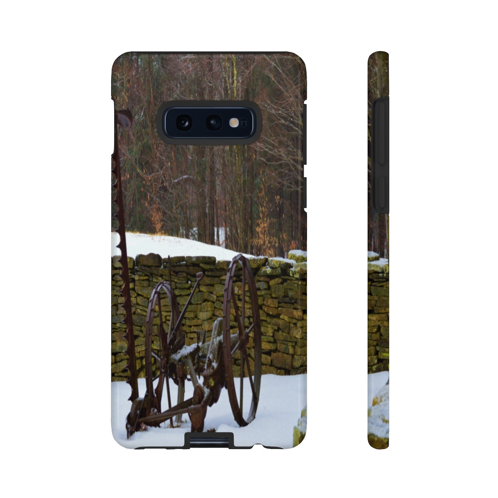 Horse Drawn Sickle Mower Mobile Phone Case for iPhone and Samsung Galaxy