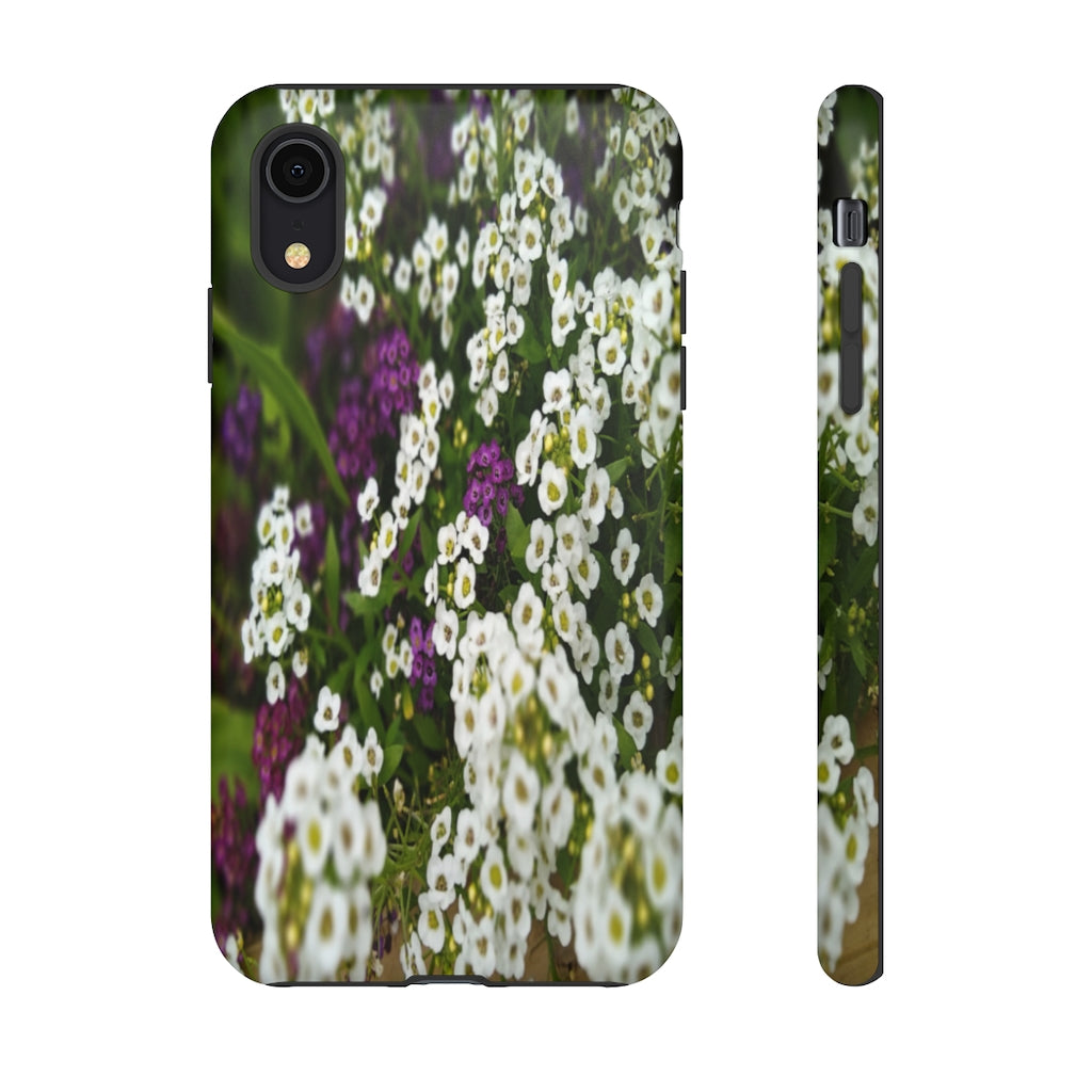 Sweet Alyssum Mobile Phone Case for iPhone and Samsung Galaxy