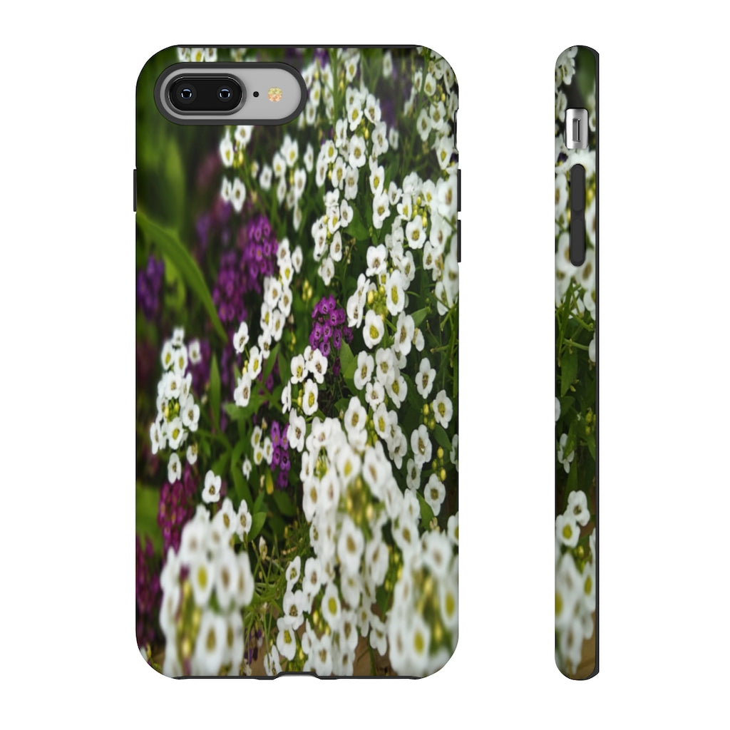 Sweet Alyssum Mobile Phone Case for iPhone and Samsung Galaxy