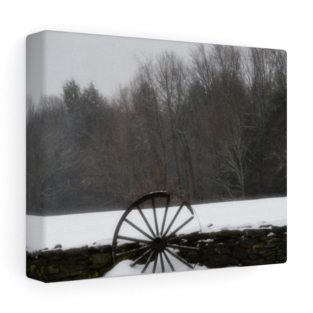 Wagon Wheel Stretched Canvas